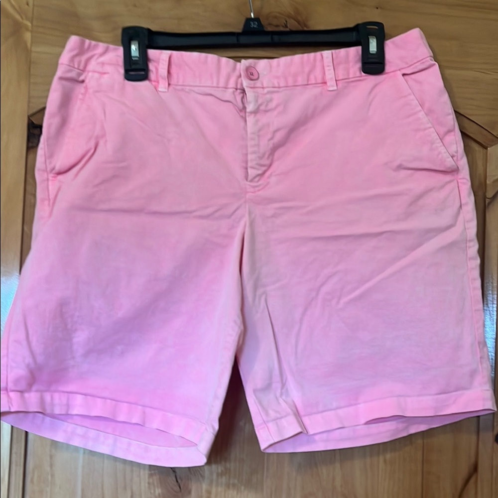 GAP Pink Bermuda Shorts Lightweight Cotton